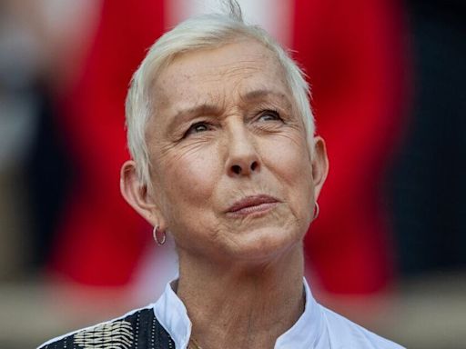 Martina Navratilova responds to backlash for opposing trans women in sports