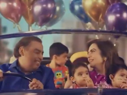 Mukesh-Nita Ambani 'Ki Gadi Mai Nikli Sawari' With Their Four Grandkids