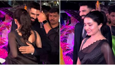 Shraddha Kapoor and Aditya Roy Kapur's reunion while it rains in Mumbai reminds fans of the iconic scene from Aashiqui 2; WATCH