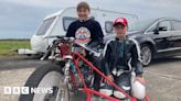 Friends, 11 and 10, set bike and sidecar land speed record