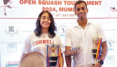 Mahesh, Aishwarya clinch state squash titles