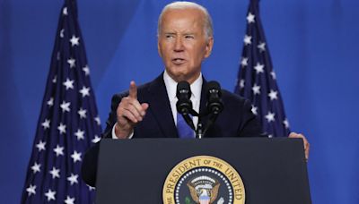 Biden mistakenly calls Kamala Harris ‘Vice President Trump’ minutes into high-stakes press conference