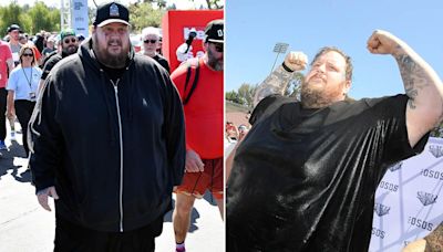 Jelly Roll continues weight loss journey by completing first 5k run