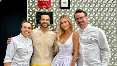 Luis Fonsi y Águeda López disfrutan de la mejor cocina en su regreso a Córdoba