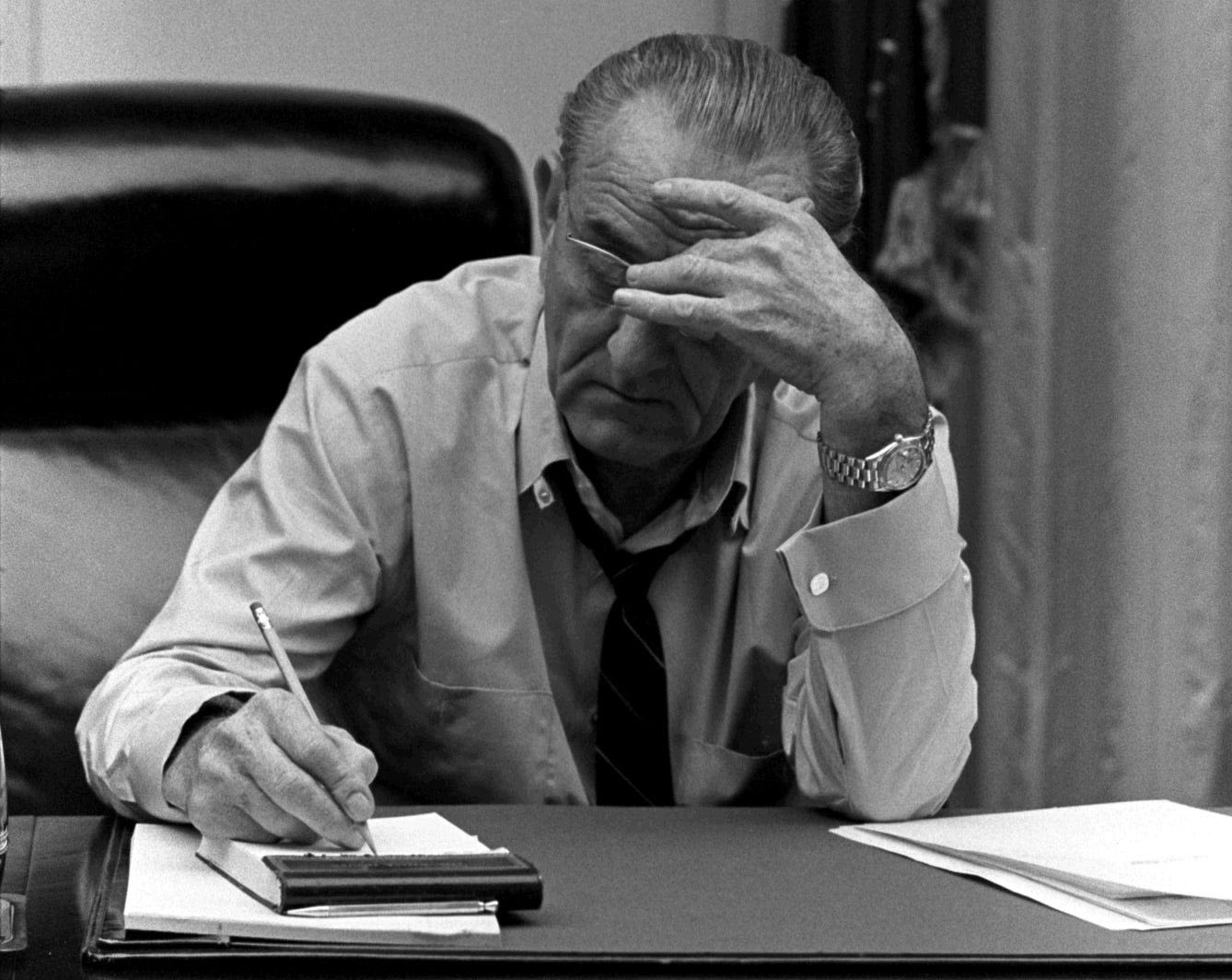 How Joe Biden's bombshell announcement echoes LBJ's words in 1968