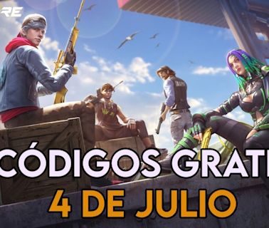 Free Fire | Códigos de hoy jueves 4 de julio de 2024: recompensas gratis