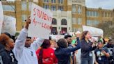 Little Rock Central students walk out in protest of Gov. Sarah Sanders education bill