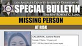 ... Seeks Public’s Help Locating At-Risk Missing Person Justine Reane Calderon, Last Seen in Santa Clarita