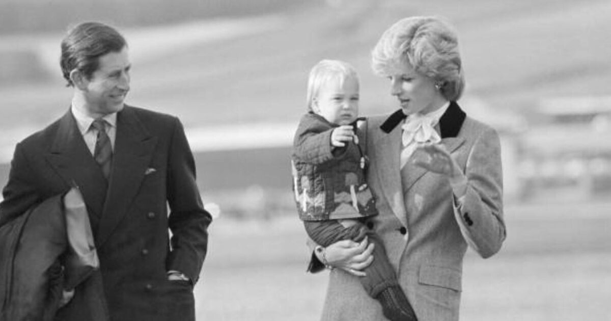 Unearthed photo shows William's 'first royal wave' in sweet moment with Diana