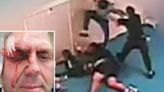 Prison guard attacked by inmates in 'harrowing' video