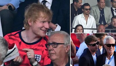 Harry Styles and Ed Sheeran jet to Berlin to watch England's Euro final defeat