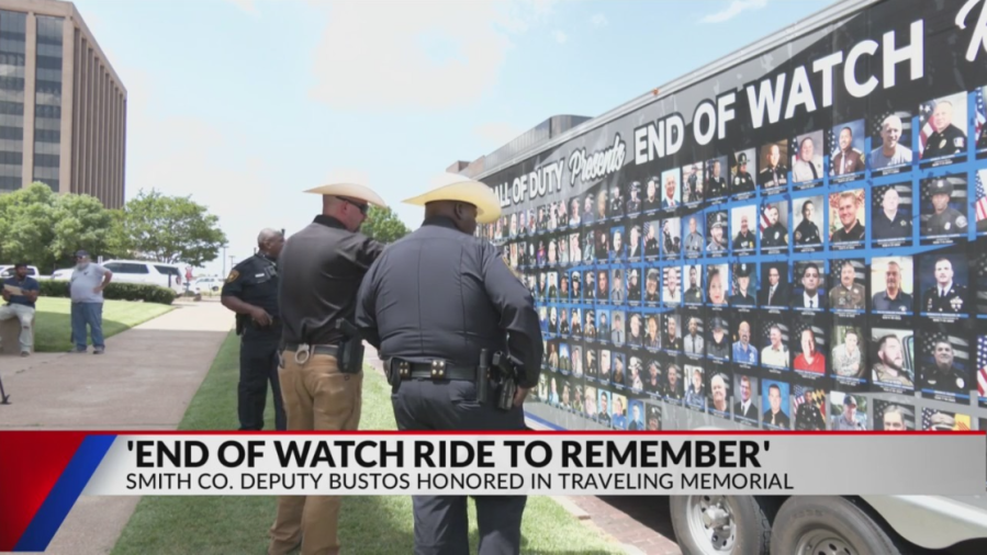 “Keep their memories alive”: Nonprofit visits Smith County to honor fallen deputy