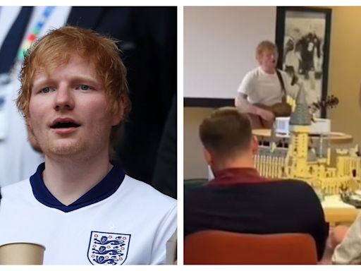 England fans criticise Ed Sheeran's 'depressing' private concert for team at Euros 2024