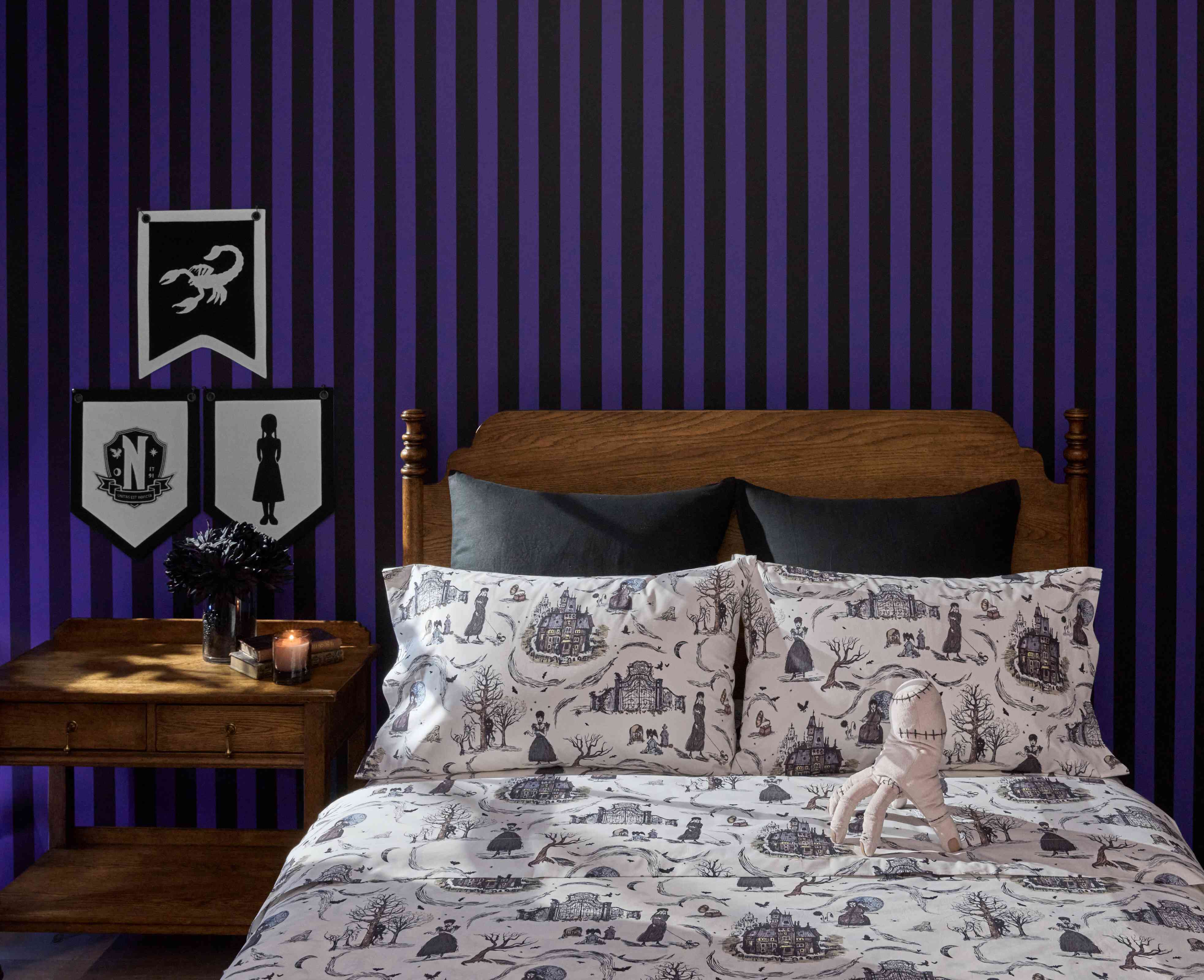 Pottery Barn’s New ‘Wednesday’ Collection Is Creepy, Kooky, and All Together Ooky