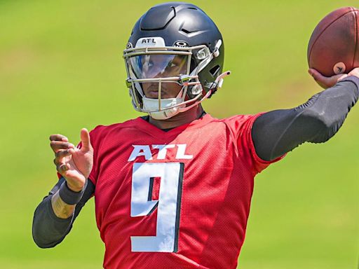 Falcons training camp: Raheem Morris says team is splitting Michael Penix Jr. reps on second team