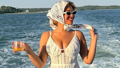 Beyoncé's Takes Over the Hamptons in an On-Sale Little White Dress