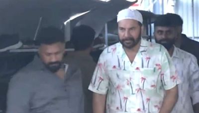 Eid Ul Adha 2024: Malayalam Superstar Mammootty offers prayers at Juma Masjid in Kochi