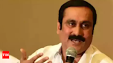 I was lured with big bribes when I implemented tobacco ban: Former Union minister Anbumani Ramdoss | Chennai News - Times of India