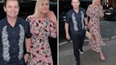 Declan Donnelly and wife Ali Astall are all smiles as they enjoy birthday party