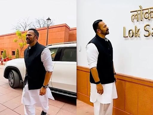 Rohit Shetty Visits New Parliament, Says ‘Feeling Proud, Humbled And Honoured’; Watch Video - News18