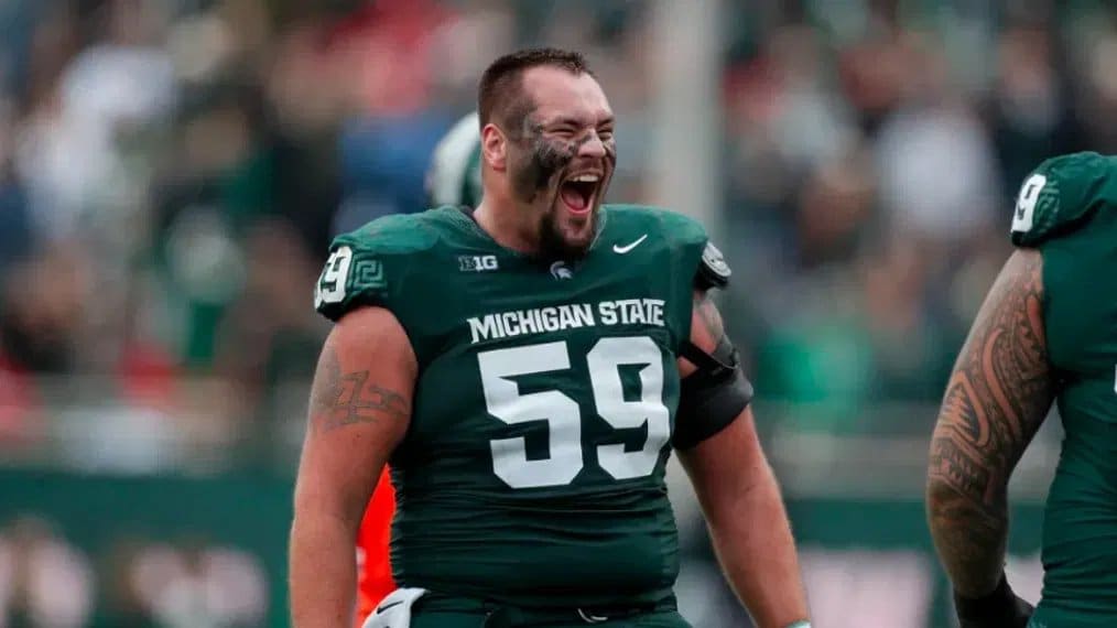 Michigan State C Nick Samac Drafted By Baltimore Ravens