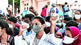 Doctors protest for stipend hike in Karnataka