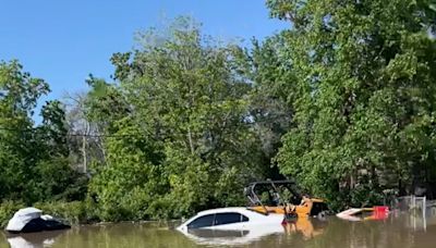 Evacuation order issued for some Harris County subdivisions amid river flooding | Houston Public Media