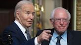 Biden teams up with progressive former rival Bernie Sanders to slam Trump over health care