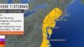 NYC, Philly and DC at risk for severe weather this week