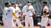 A's give up 10 runs in 2nd inning, lose to Rangers in 15-8 rout