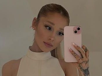 Ariana Grande Posts From Paris In A Mod Minidress Amid Olympics Rumours