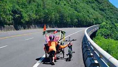 「騎不動我們一起推」育幼院單車環島！志工院童溫馨互助畫面曝