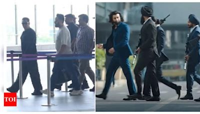 Salman Khan jetting off to Dubai with his team of security reminds internet of Ranbir Kapoor's scene from 'Animal' - See photos