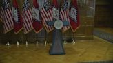 Arkansas legislators from both parties question governor’s office on podium purchase