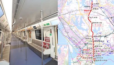 深圳灣口岸今年正式通地鐵 13號線8列列車已抵停車場