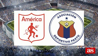 América de Cali vs Pasto: estadísticas previas y datos en directo | Liga BetPlay I 2024