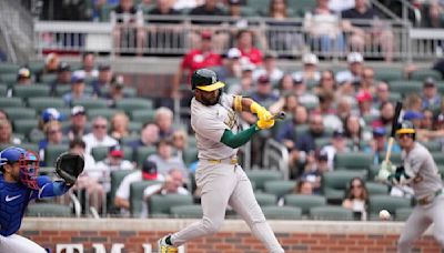 Andujar and Rooker lead Oakland outburst against Chris Sale as A's beat scuffling Braves 11-9