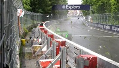 Fórmula 1: prácticas bajo la lluvia, el golpe de Guanyu Zhou, el trompo de Charles Leclerc y olor a quemado en el box de Max Verstappen en Canadá