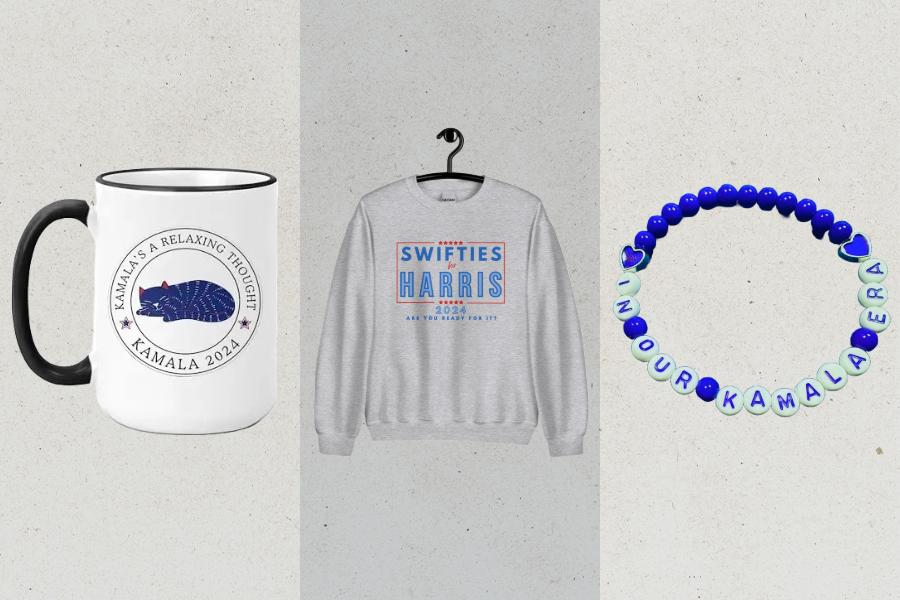 From Bracelets to Lawn Signs, ‘Swifties for Kamala’ Merch Has Taken Over the Internet