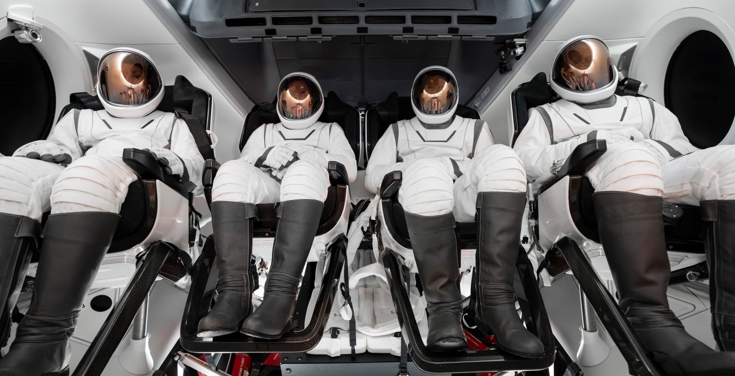 SpaceX reveals its first EVA suits for Polaris Dawn mission