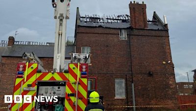 Crews tackle fire at old bail house in Middlesbrough's South Bank