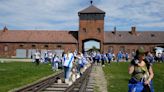 The yearly memorial march at the former death camp at Auschwitz overshadowed by the Israel-Hamas war