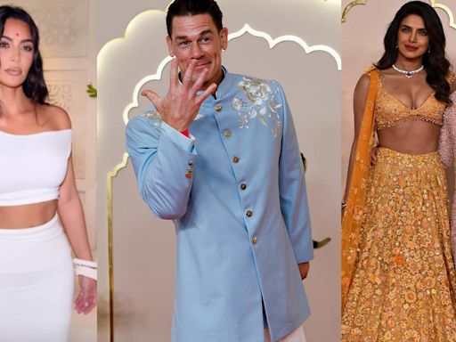 See photos of stars showing up for lavish Ambani wedding festivities
