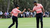 Tiger Woods and son get another crack at PNC Championship. Woods jokingly calls it the 5th major
