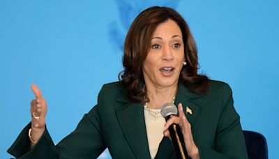 Harris announces plans to help give 80% of Africa access to the internet, up from 40% now