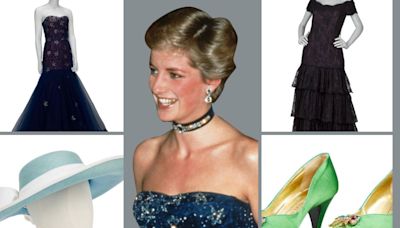 Vestidos, sapatos e mais: leilão de peças da princesa Diana arrecada mais de R$ 22 milhões