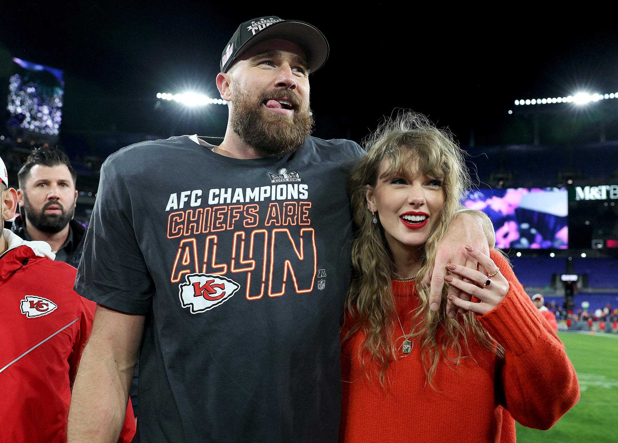 How Taylor Swift and Travis Kelce’s 1st Year of Dating Adds Up: Chiefs Games, ‘Eras’ Shows and More