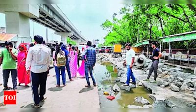 JDA to Repair Damaged Sewage Line near Chomu Pulia Bus Stand in Jaipur | Jaipur News - Times of India