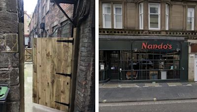 Nando's forced to remove gates from historic Dundee close