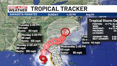 Manatee County and Sarasota County release info, multiple reports of water rescues